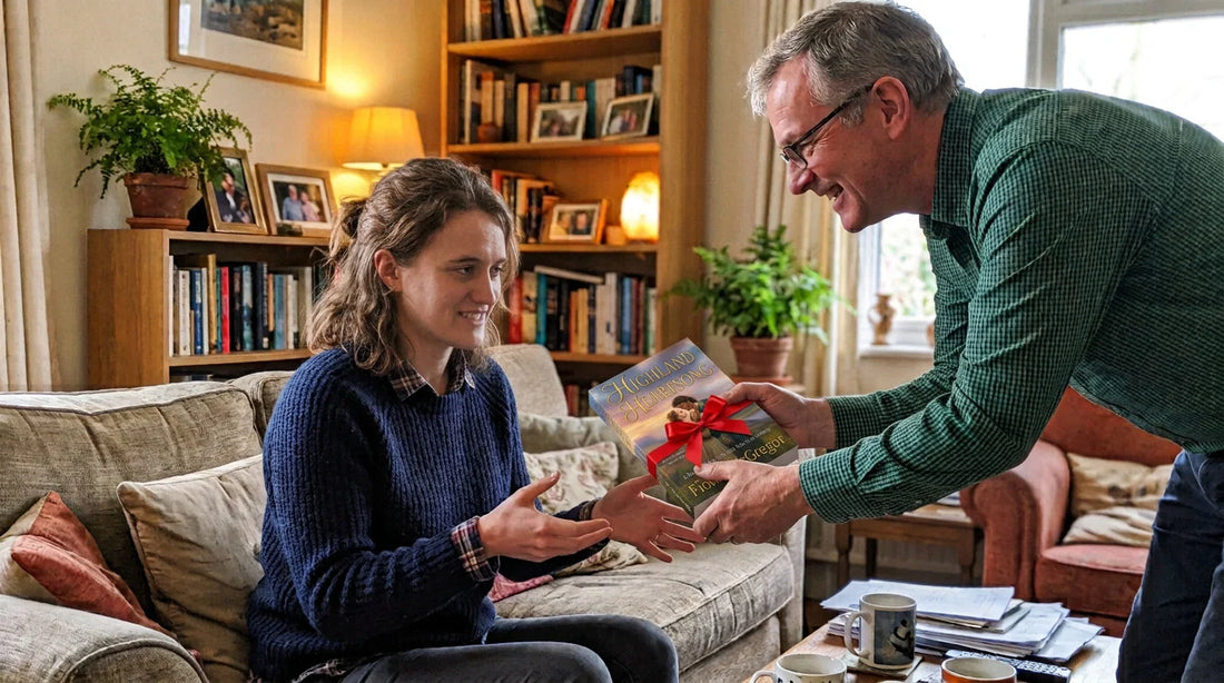 Book gift given to a disappointed person