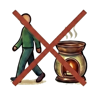 Never leave a burning wax warmer unattended. 