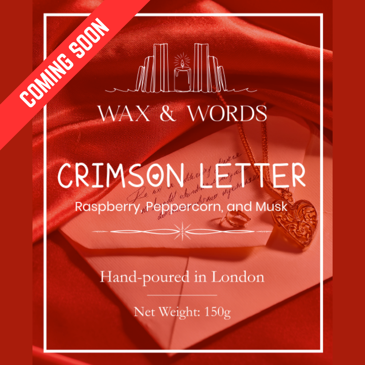 Crimson Letter - Scented Candle